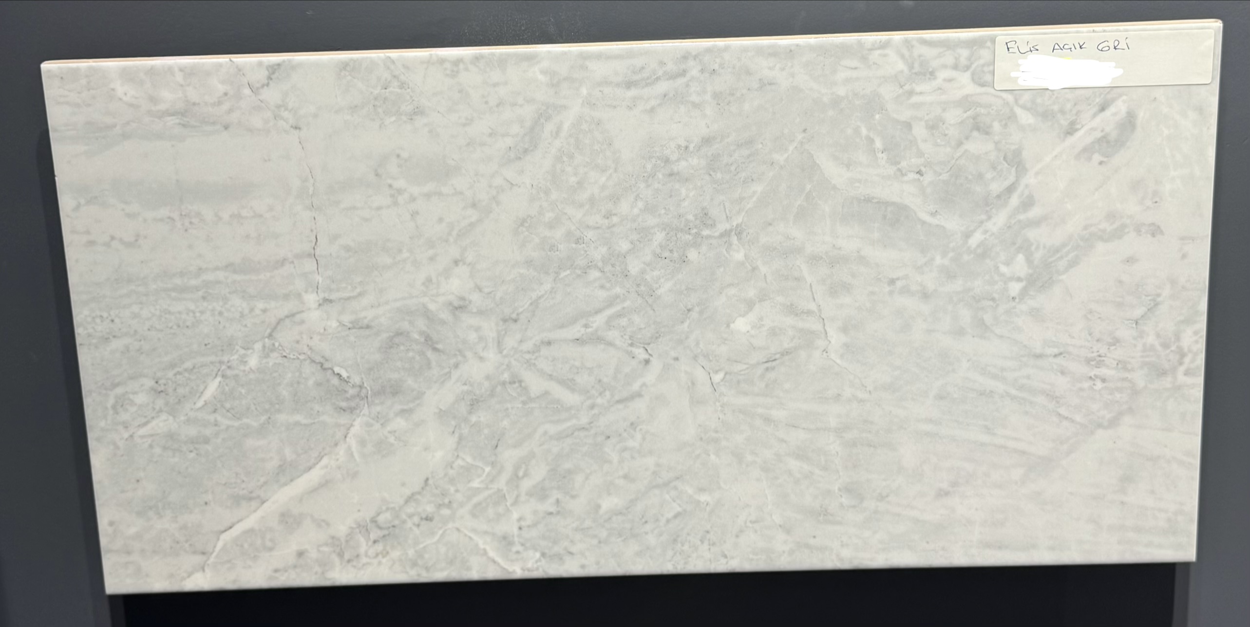 Kütahya Elis Açık Gri Duvar Seramiği 30 × 60 cm